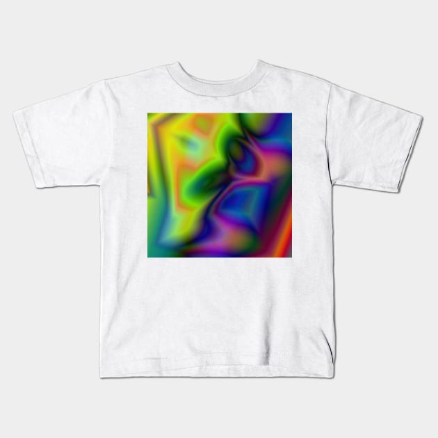 multicolored abstract art Kids T-Shirt by Artistic_st